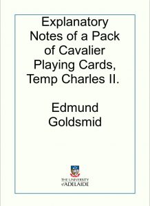 Download Explanatory Notes of a Pack of Cavalier Playing Cards pdf, epub, ebook