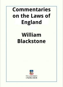 Download Commentaries on the Laws of England pdf, epub, ebook