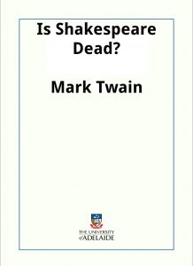 Download Is Shakespeare Dead? pdf, epub, ebook