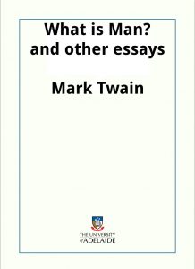 Download What is Man? and other essays pdf, epub, ebook