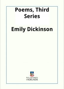 Download Poems, Third Series pdf, epub, ebook