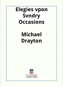 Download Elegies vpon Svndry Occasions pdf, epub, ebook
