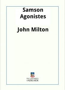 Download Samson Agonistes pdf, epub, ebook