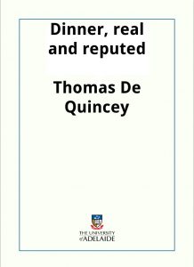 Download Dinner, real and reputed pdf, epub, ebook