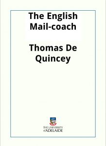 Download The English Mail-coach pdf, epub, ebook
