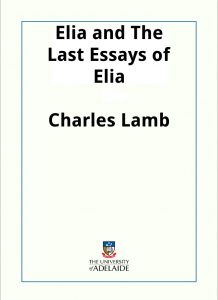 Download Elia and The Last Essays of Elia pdf, epub, ebook