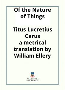 Download Of the Nature of Things pdf, epub, ebook