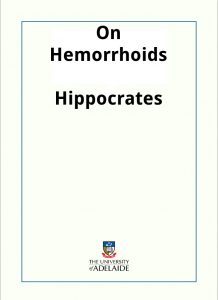 Download On Hemorrhoids pdf, epub, ebook