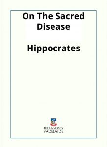 Download On The Sacred Disease pdf, epub, ebook