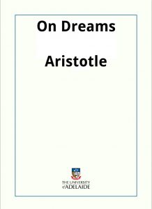 Download On Dreams pdf, epub, ebook