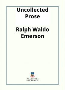 Download Uncollected Prose pdf, epub, ebook