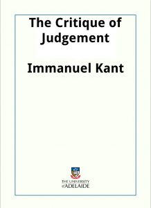 Download The Critique of Judgement pdf, epub, ebook