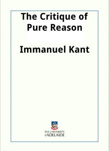 Download The Critique of Pure Reason pdf, epub, ebook