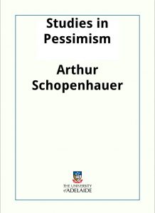 Download Studies in Pessimism pdf, epub, ebook