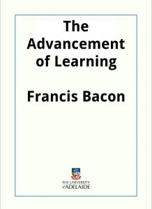Download The Advancement of Learning pdf, epub, ebook