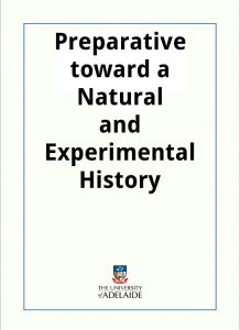Download Preparative toward a Natural and Experimental History pdf, epub, ebook