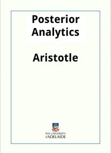 Download Posterior Analytics pdf, epub, ebook