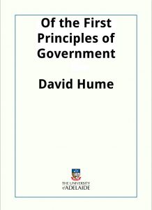 Download Of the First Principles of Government pdf, epub, ebook