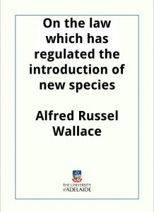 Download On the law which has regulated the introduction of new species pdf, epub, ebook