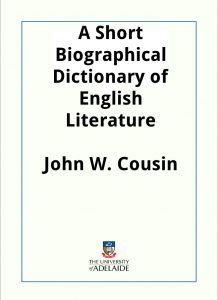 Download A Short Biographical Dictionary of English Literature pdf, epub, ebook