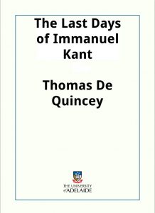 Download The Last Days of Immanuel Kant pdf, epub, ebook