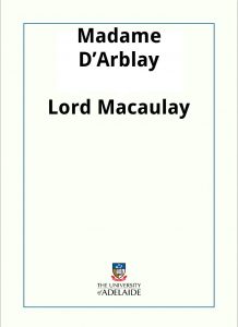 Download Madame D’Arblay pdf, epub, ebook