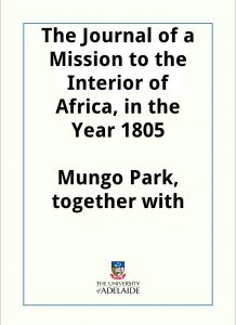 Download The Journal of a Mission to the Interior of Africa, in the Year 1805 pdf, epub, ebook
