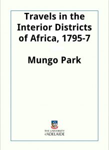 Download Travels in the Interior Districts of Africa, 1795-7 pdf, epub, ebook