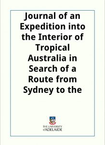 Download Journal of an Expedition into the Interior of Tropical Australia pdf, epub, ebook