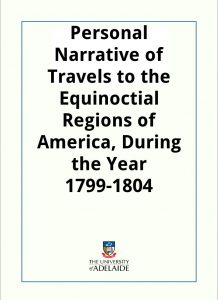 Download Travels to the Equinoctial Regions of America pdf, epub, ebook