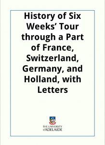 Download History of Six Weeks’ Tour pdf, epub, ebook