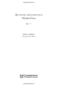 Download Beyond Aesthetics: Philosophical Essays pdf, epub, ebook