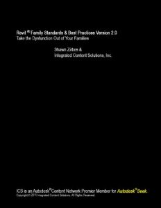 Download Revit – Family Standards and Best Practices Version 2.0 pdf, epub, ebook