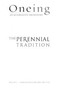 Download Oneing: The Perennial Tradition pdf, epub, ebook