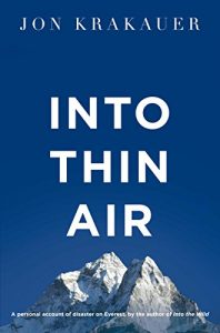 Download Into Thin Air: A personal account of the Everest disaster pdf, epub, ebook