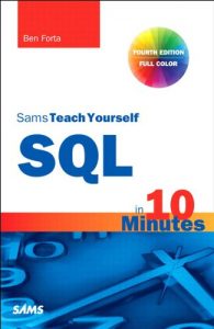 Download SQL in 10 Minutes, Sams Teach Yourself pdf, epub, ebook