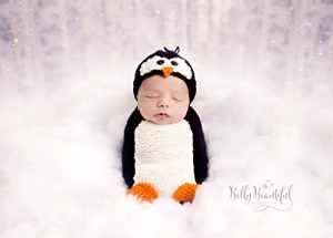 Download Poppy Penguin Hat and Blanket/Cocoon Set Knitting Pattern pdf, epub, ebook