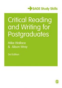 Download Critical Reading and Writing for Postgraduates (SAGE Study Skills Series) pdf, epub, ebook