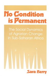 Download No Condition Is Permanent: The Social Dynamics of Agrarian Change in Sub-Saharan Africa pdf, epub, ebook