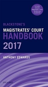 Download Blackstone’s Magistrates’ Court Handbook 2017 pdf, epub, ebook