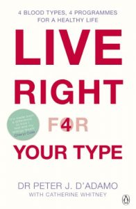 Download Live Right for Your Type: The Individualised Prescription for Maximizing Health, Metabolism, and Vitality in Every Stage of Your Life pdf, epub, ebook
