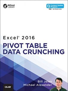 Download Excel 2016 Pivot Table Data Crunching (includes Content Update Program) (MrExcel Library) pdf, epub, ebook