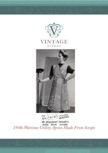 Download How to make a 1940s style wrapover wartime utility apron- sewing pattern pdf, epub, ebook