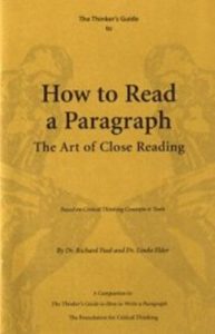 Download The Thinker’s Guide to How to Read a Paragraph pdf, epub, ebook