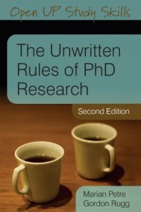 Download The Unwritten Rules Of Phd Research (Open Up Study Skills) pdf, epub, ebook