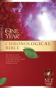 Download The One Year Chronological Bible NLT (One Year Bible: Nlt) pdf, epub, ebook
