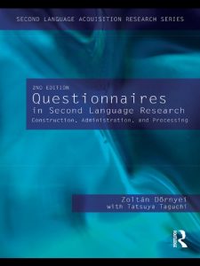 Download Questionnaires in Second Language Research: Construction, Administration, and Processing (Second Language Acquisition Research Series) pdf, epub, ebook