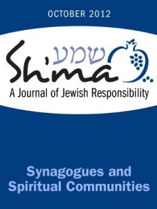 Download Synagogues and Spiritual Communities (Sh’ma Journal: Independent Thinking on Contemporary Judaism Book 43) pdf, epub, ebook