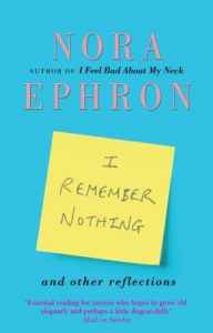 Download I Remember Nothing and other reflections pdf, epub, ebook