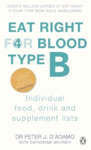 Download Eat Right For Blood Type B: Individual Food, Drink and Supplement lists pdf, epub, ebook